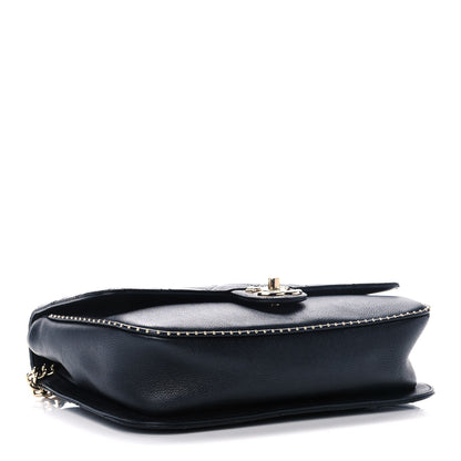 Chanel Caviar Quilted Large Studded Flap Black 3 of 10