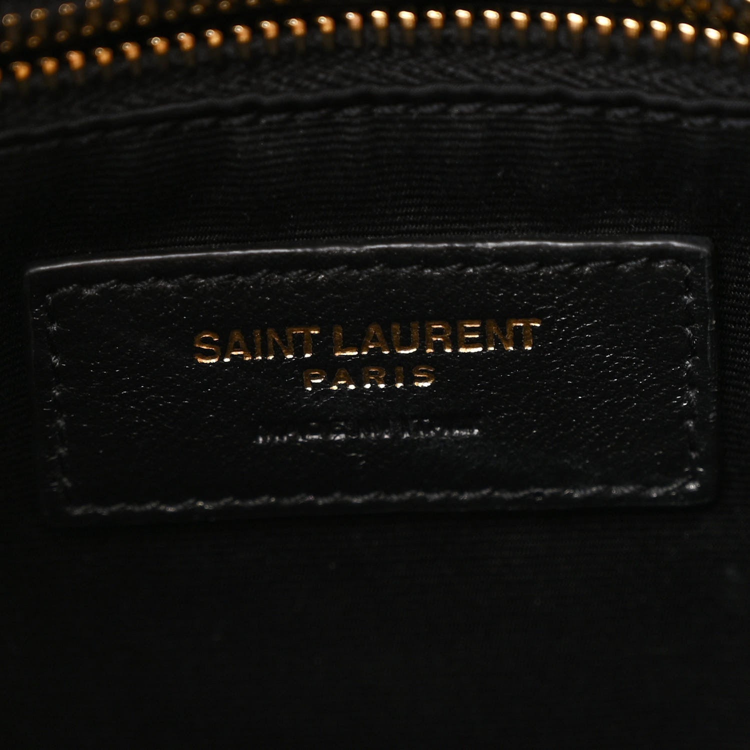 Saint Laurent Calfskin Y Quilted Monogram Medium Loulou Chain Satchel Dark Natural 7 of 11