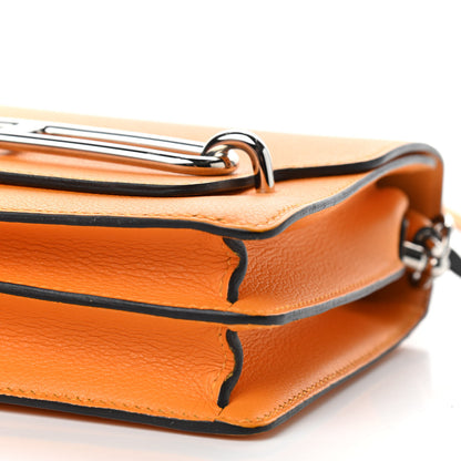 Hermes Evercolor Mini Sac Roulis Jaune D'Or 7 of 9