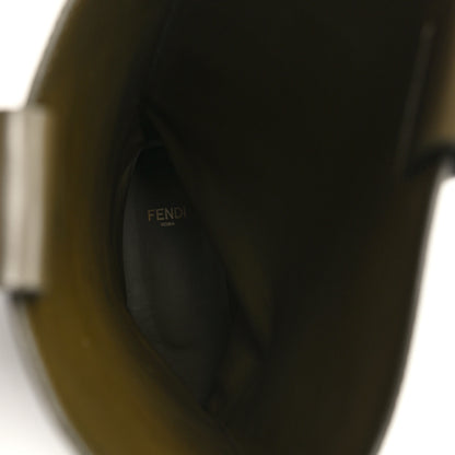 Fendi Calfskin Filo Boots 40 Green 8 of 9