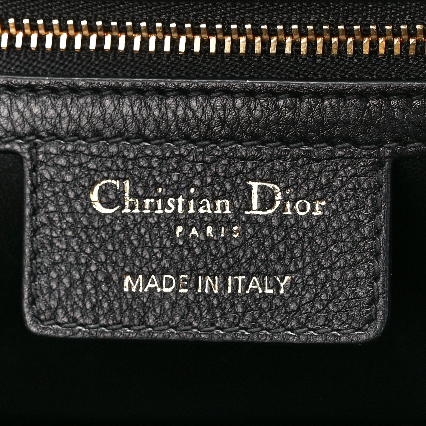 Grained Calfskin Cannage Large Caro Bag Black