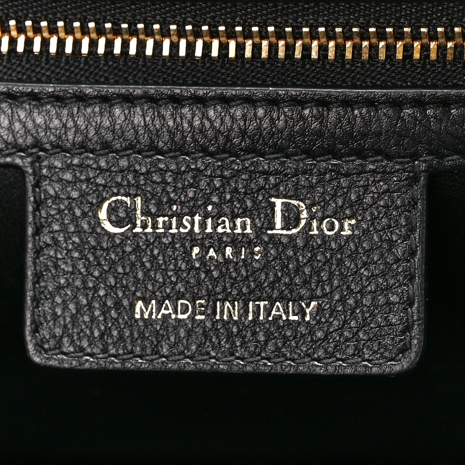 Christian Dior Grained Calfskin Cannage Large Caro Bag Black 6 of 12