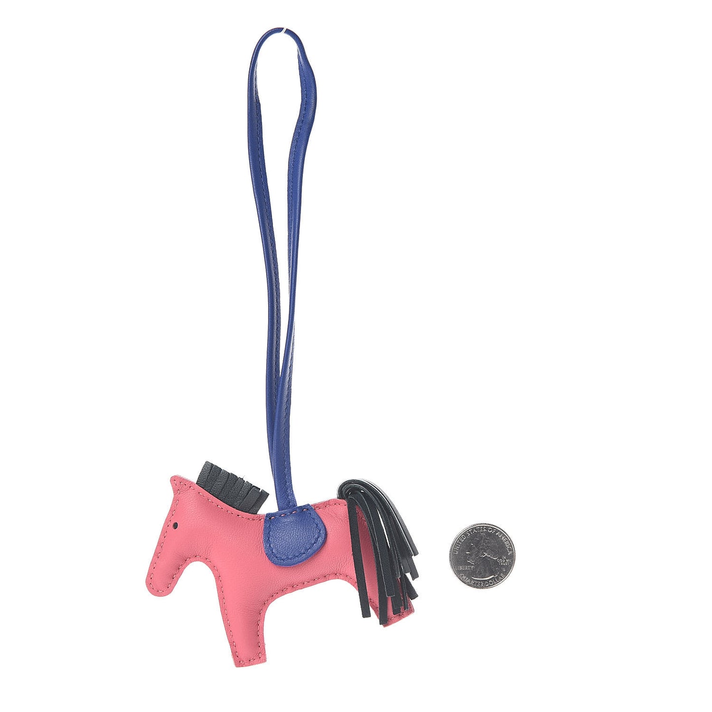 Milo Lambskin Grigri Rodeo Horse Bag Charm PM Rose Azalee Vert Cypress Bleu Electrique
