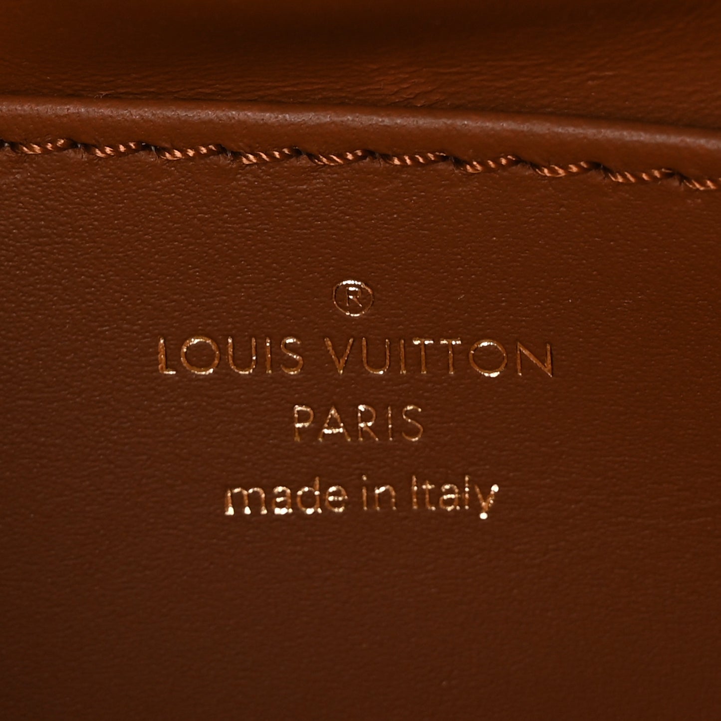 Lambskin Malletage Top Handle GO-14 MM Tan