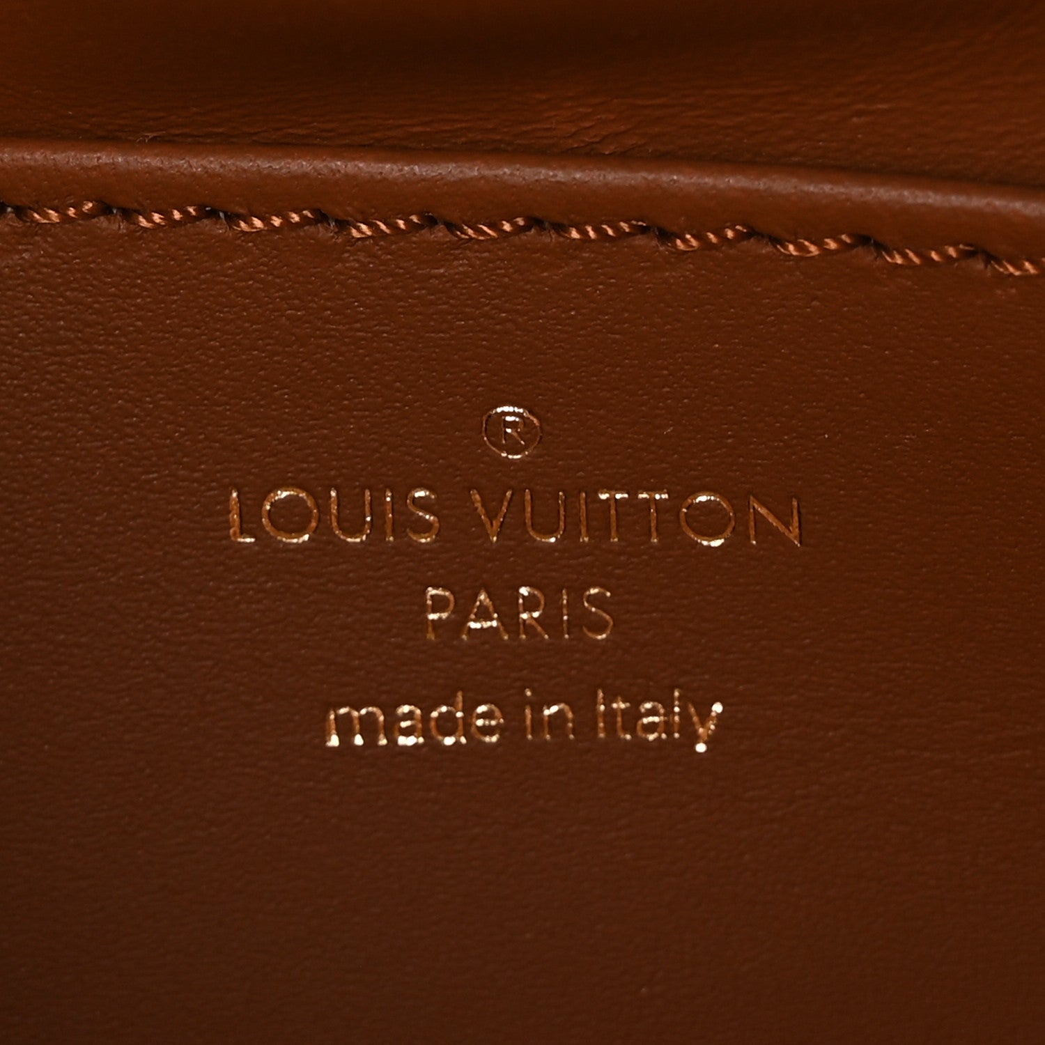 Louis Vuitton Lambskin Malletage Top Handle GO-14 MM Tan 6 of 11