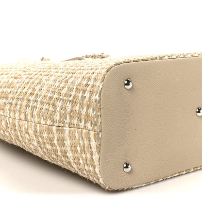 Chanel Woven Straw Caviar Tote Beige 9 of 11