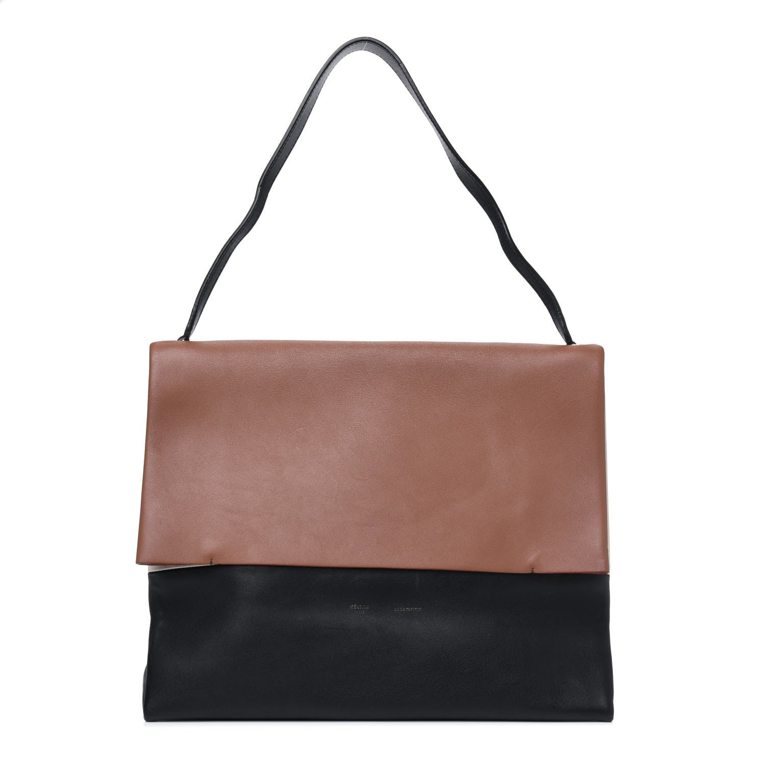 Celine Calfskin All Soft Shoulder Bag Tan 1 of 5