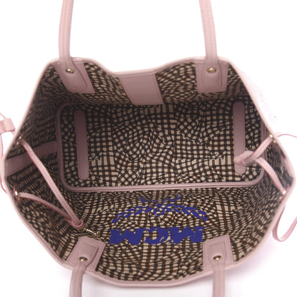 MCM Visetos Medium Liz Reversible Shopper Tote Soft Pink 8 of 25