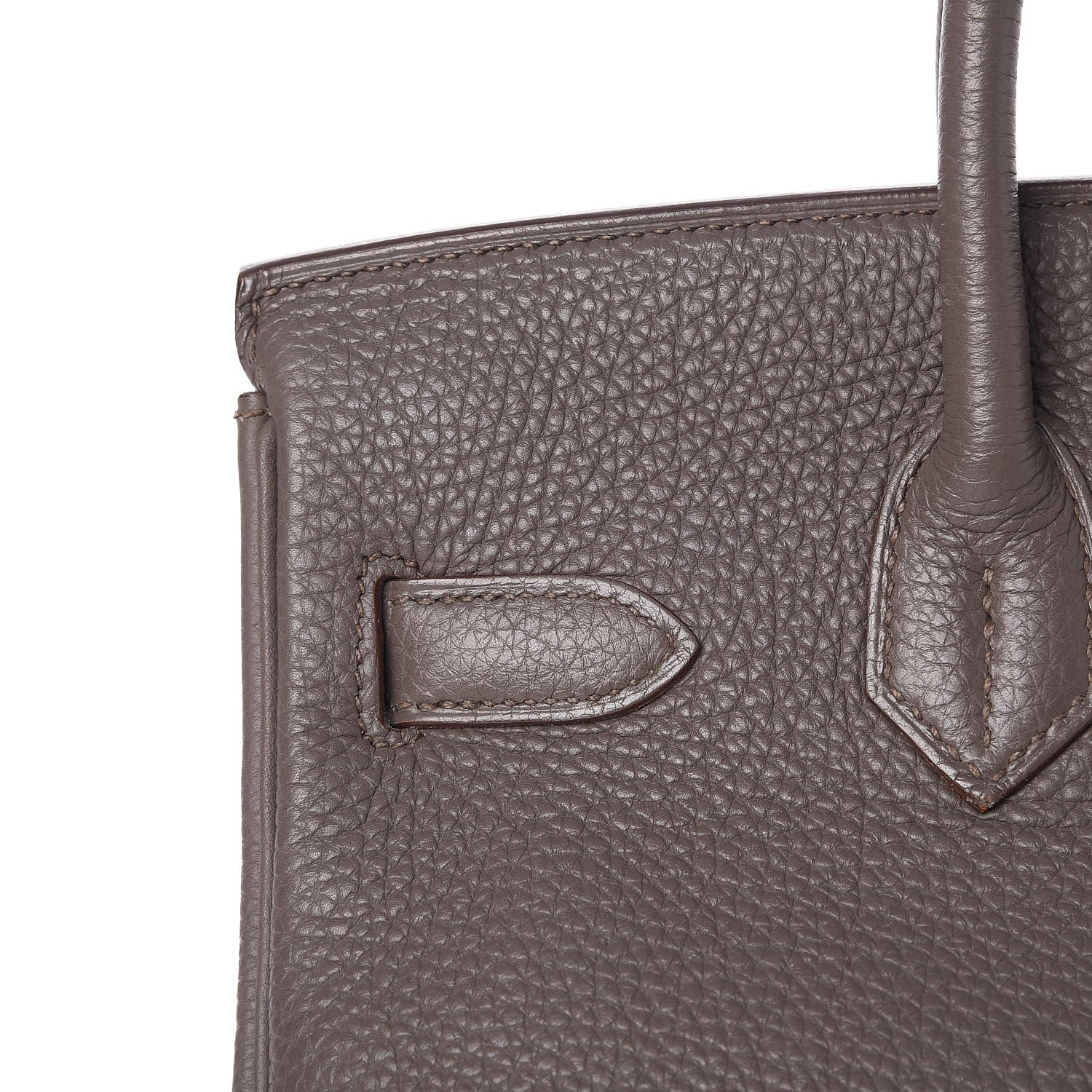 Hermes Togo Birkin 30 Etain 28 of 33