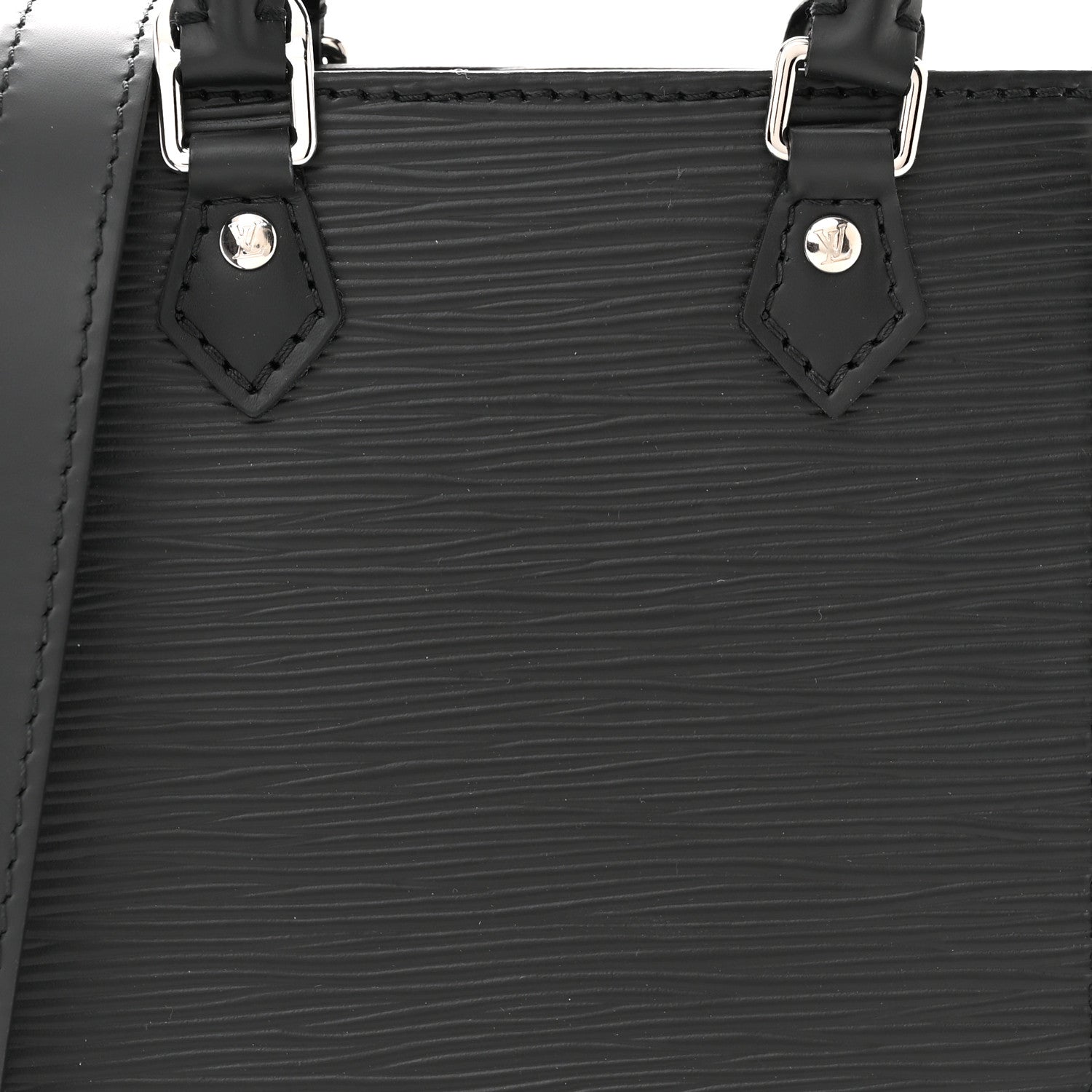 Louis Vuitton Epi Petit Sac Plat Black 7 of 10