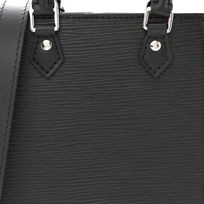 Louis Vuitton Epi Petit Sac Plat Black 7 of 10