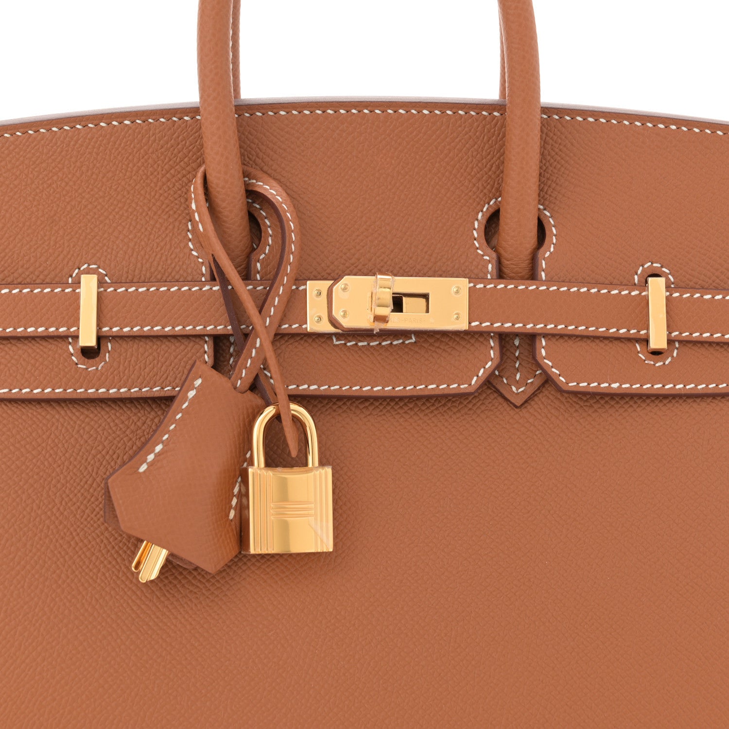 Hermes Epsom Birkin Sellier 25 Gold 8 of 11