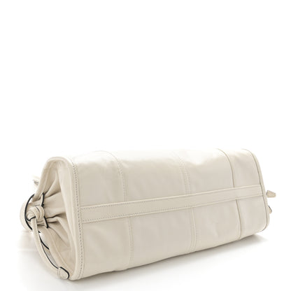 Prada Shiny Nappa Medium Bonnie Shoulder Bag White 4 of 10