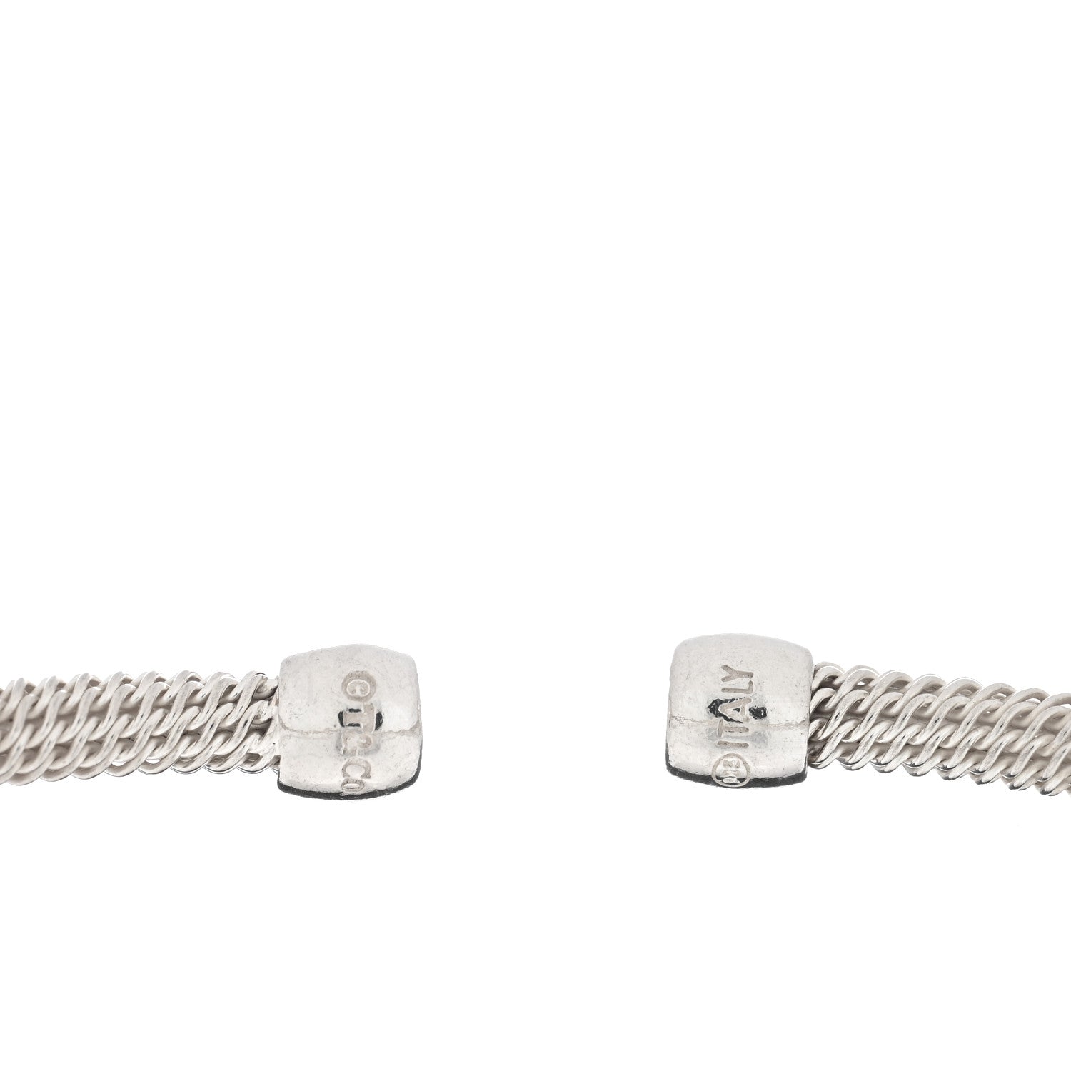 Tiffany Sterling Silver Atlas Cube Cuff Bracelet 3 of 3