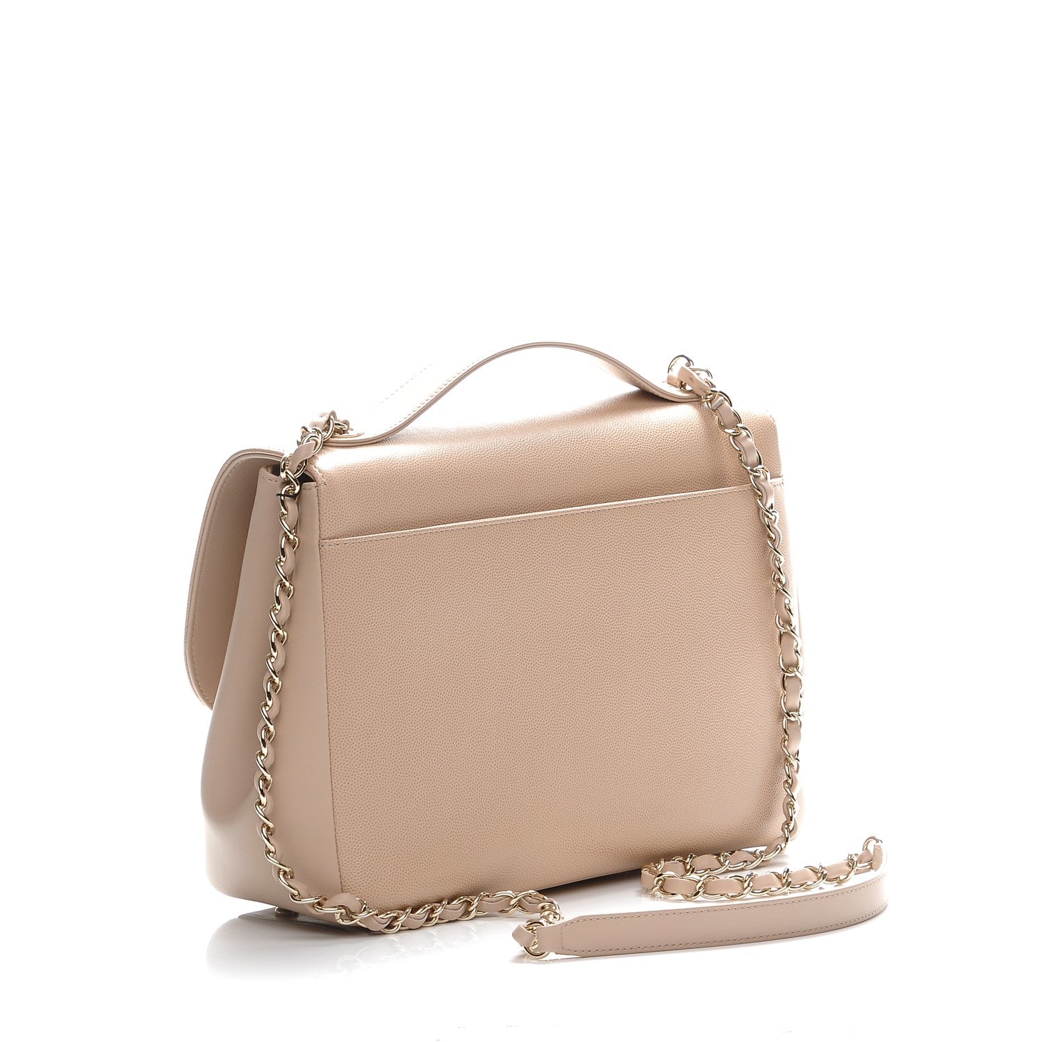 Chanel Caviar Quilted Large Business Affinity Flap Beige 3 of 8