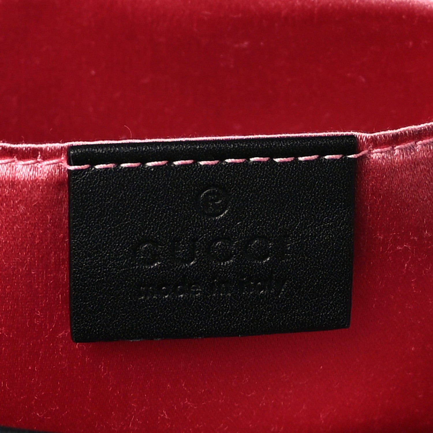 Gucci Velvet Matelasse Mini GG Marmont Shoulder Bag Black 7 of 9