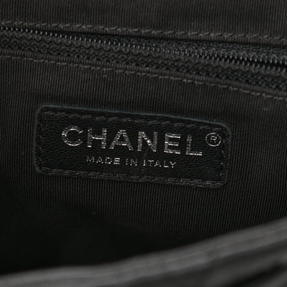 Chanel Lambskin Chevron Quilted Studded Stud Wars Backpack Black 6 of 10