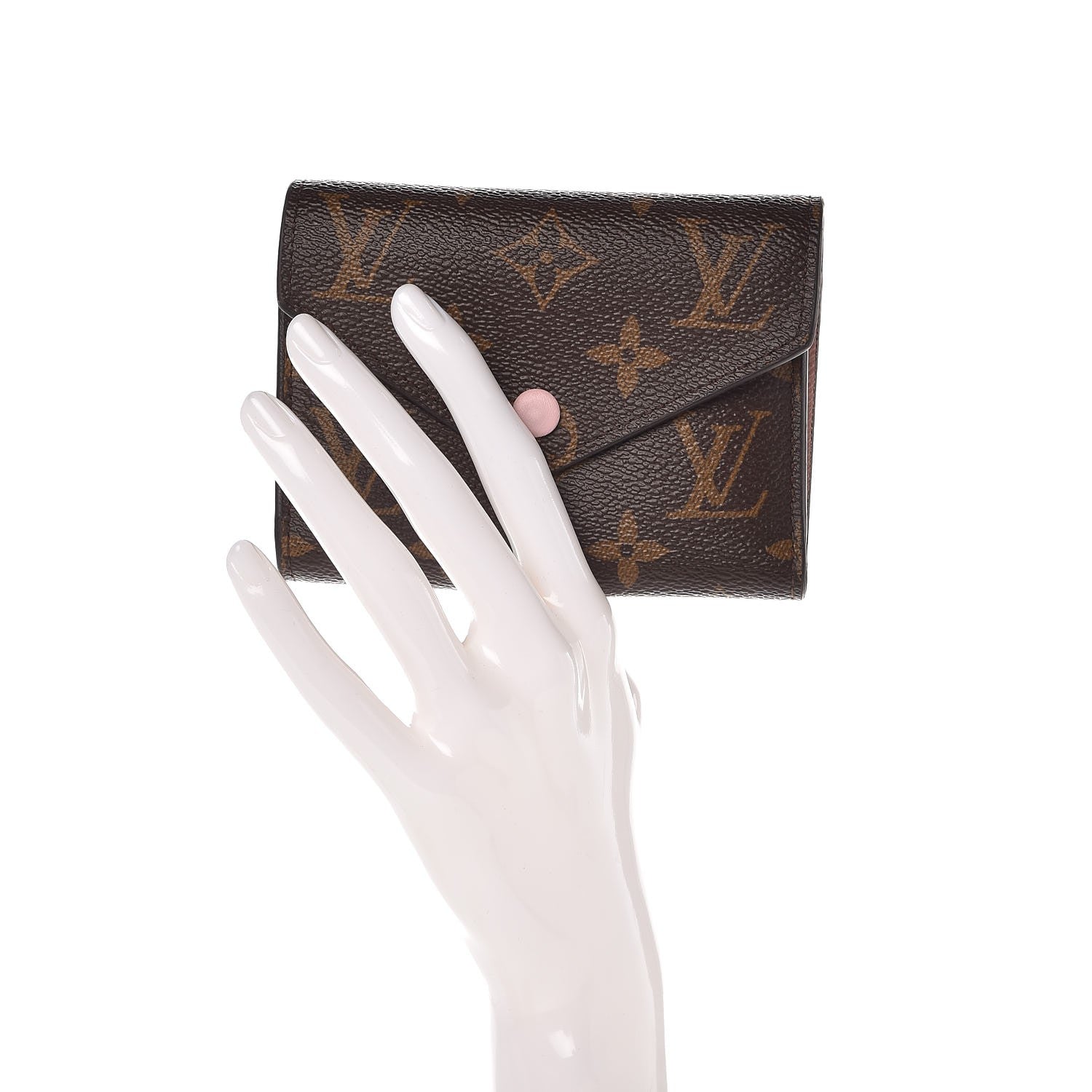 Louis Vuitton Monogram Victorine Wallet Rose Ballerine 2 of 9