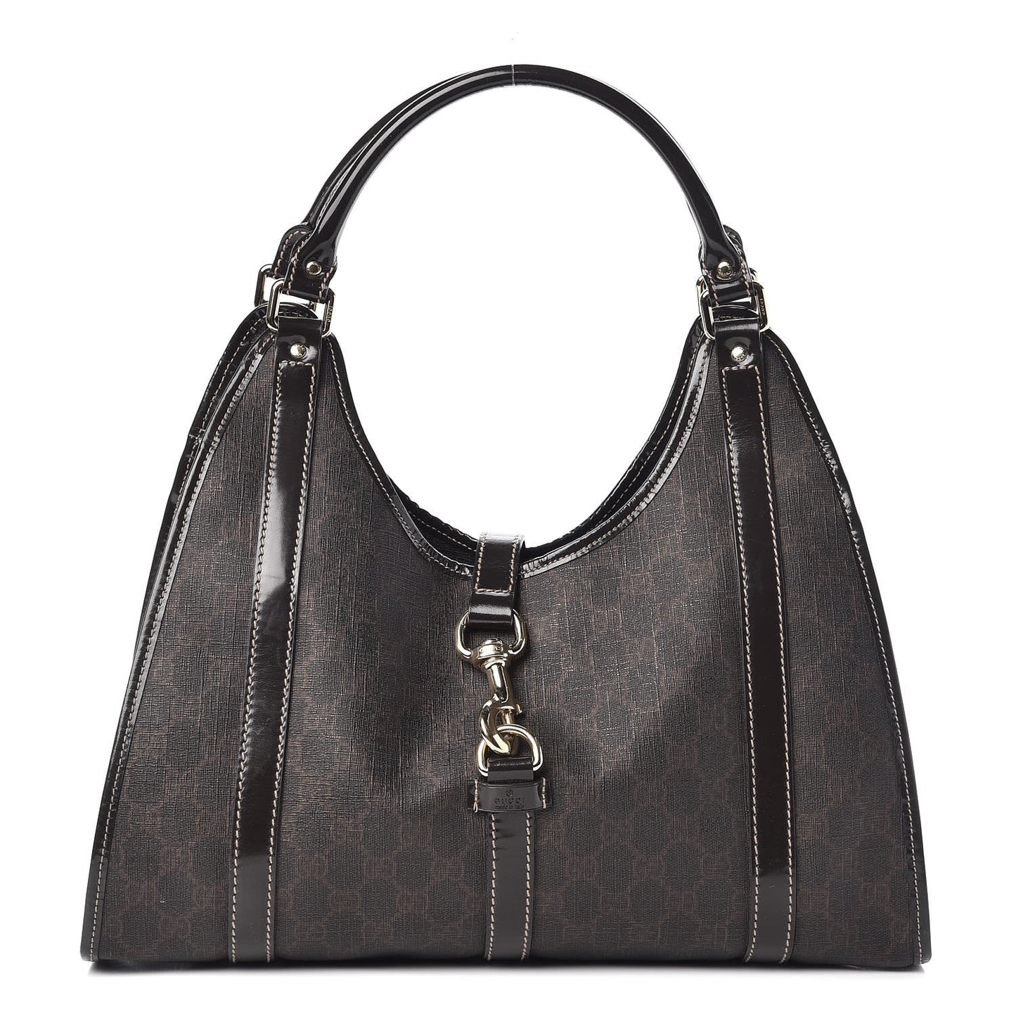 GG Plus Monogram Medium Joy Shoulder Bag Dark Brown