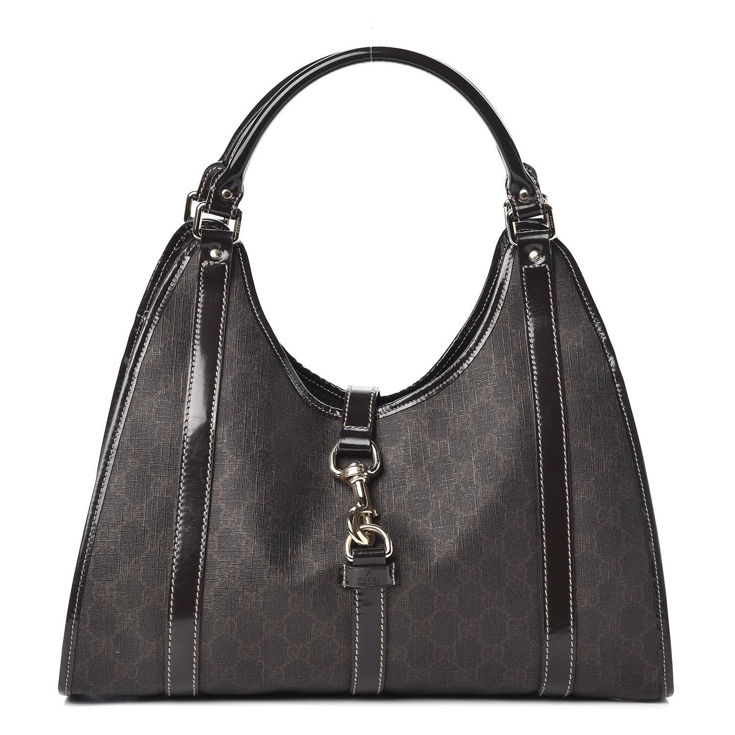 Gucci GG Plus Monogram Medium Joy Shoulder Bag Dark Brown 1 of 18