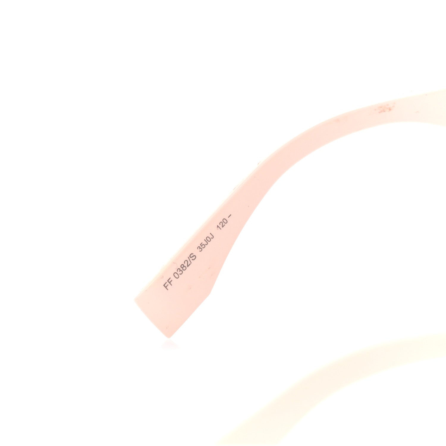 Fendi Mirrored Crystal Embellished FFreedom Shield Sunglasses FF 0382/S Pink 5 of 9