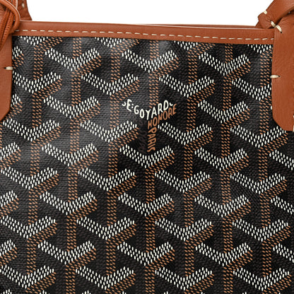Goyard Goyardine Reversible Mini Anjou Black Gold 10 of 10