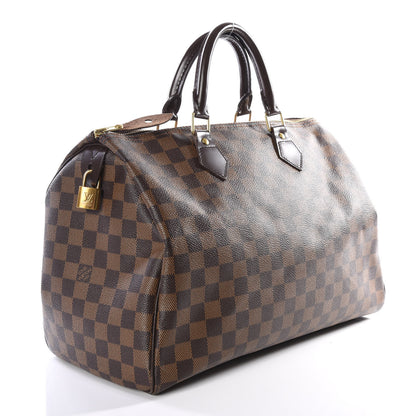 Louis Vuitton Damier Ebene Speedy 35 2 of 11