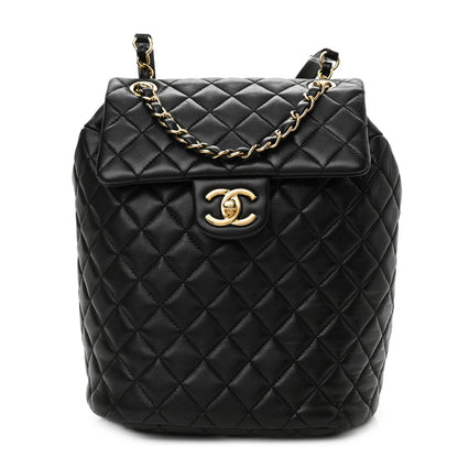 Chanel Lambskin Quilted Small Urban Spirit Backpack Black 1 of 13