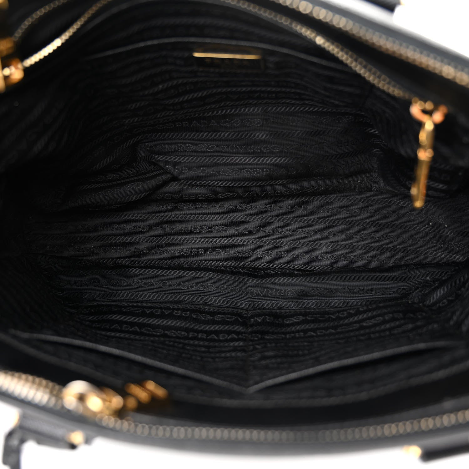 Prada Saffiano Medium Galleria Double Zip Tote Black 5 of 20