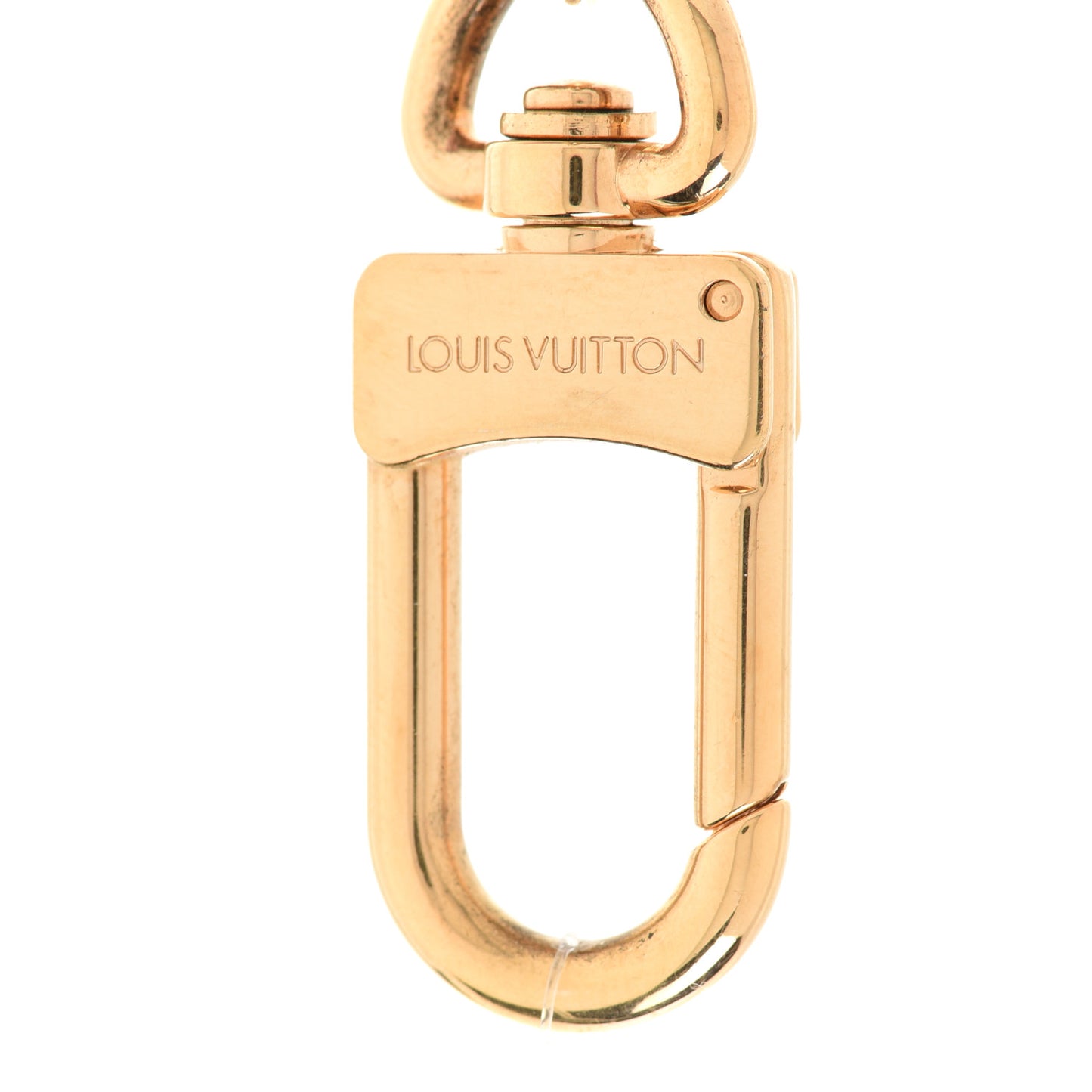 Monogram LV Mirror Bag Charm Key Holder Rose Ballerine