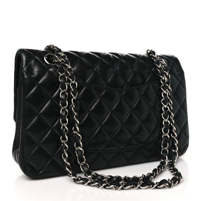 Chanel Lambskin Quilted Medium Double Flap Black 3 of 12
