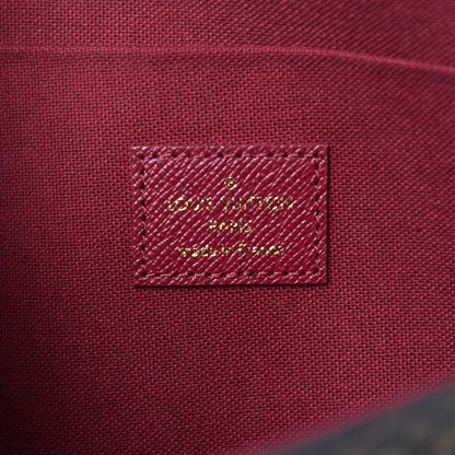 Louis Vuitton Monogram Pochette Felicie Chain Wallet Fuchsia 6 of 8