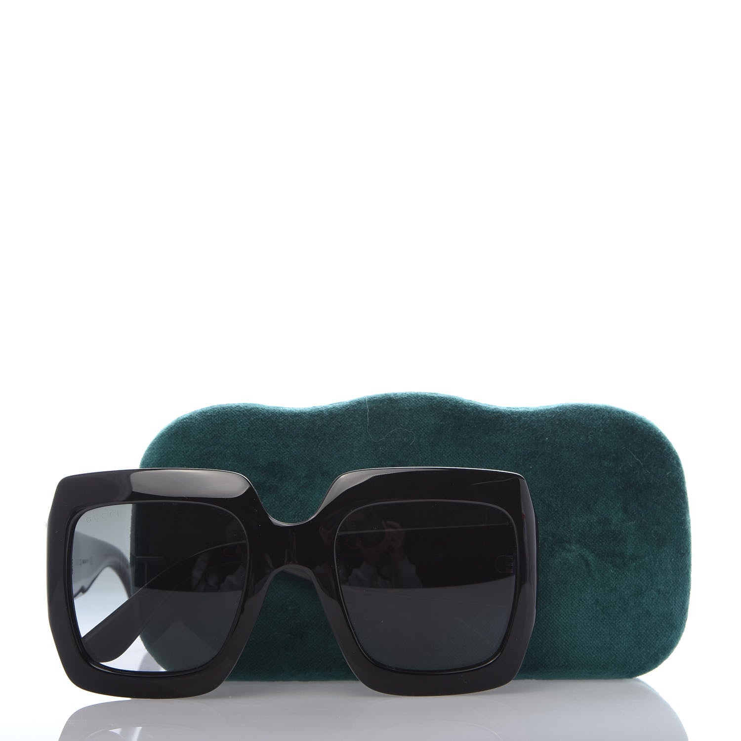 Gucci Acetate Square Frame Sunglasses GG0053S Black 8 of 8