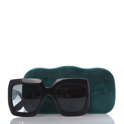Gucci Acetate Square Frame Sunglasses GG0053S Black 8 of 8
