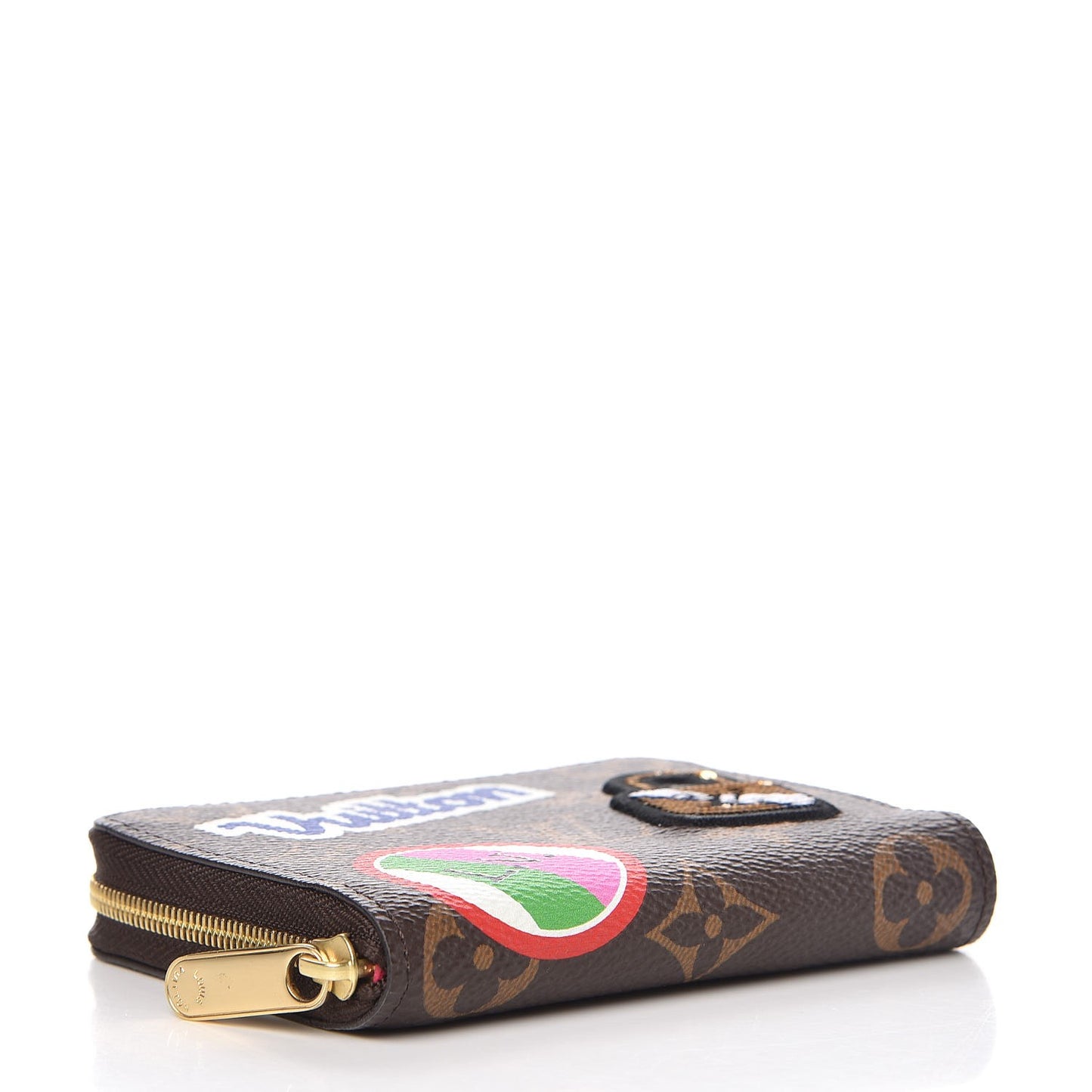 Monogram Travel Stickers Zippy Coin Purse