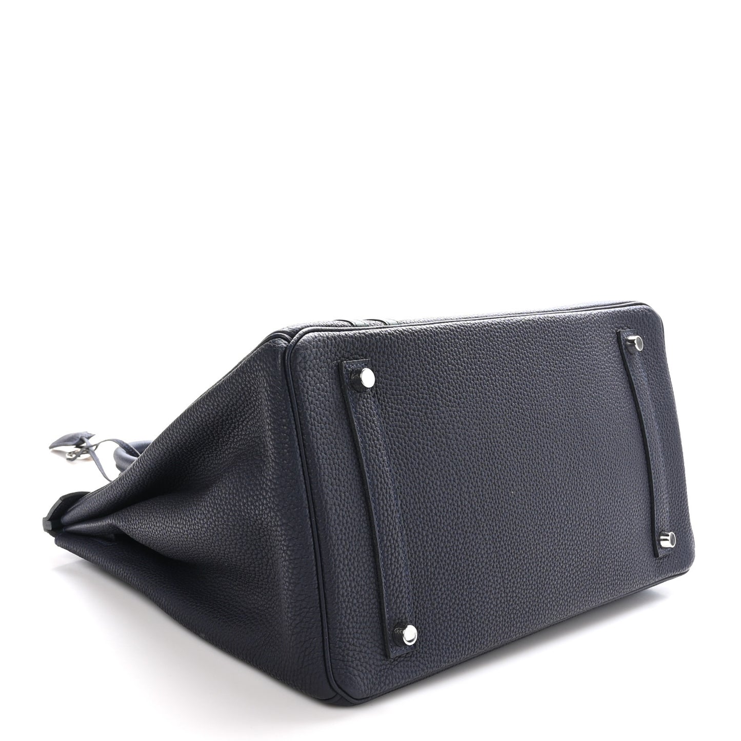 Togo Swift Officier Birkin 35 Bleu Nuit Vert Cypress