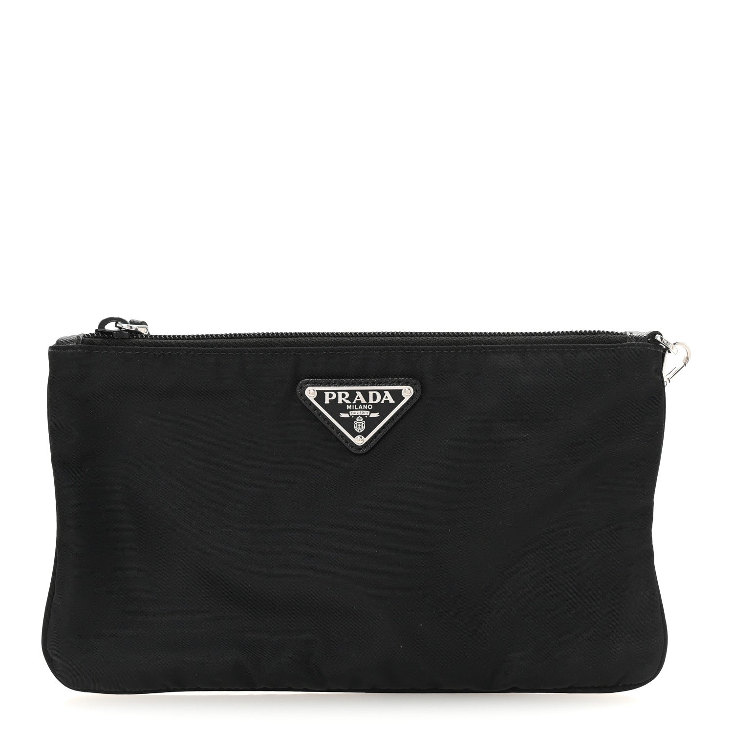 Prada Tessuto Nylon Vela Wristlet Black 1 of 6