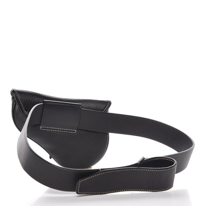 Christian Dior Grained Calfskin Saddle Belt Bag Black 3 of 9