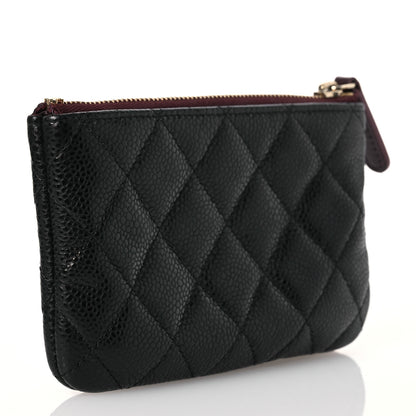 Chanel Caviar Quilted Small Cosmetic Case Black 3 of 10