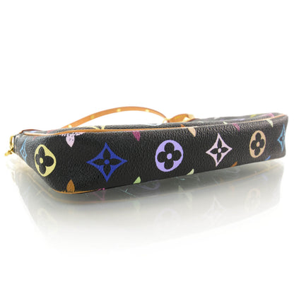 Louis Vuitton Monogram Multicolor Pochette Accessories Black 4 of 7