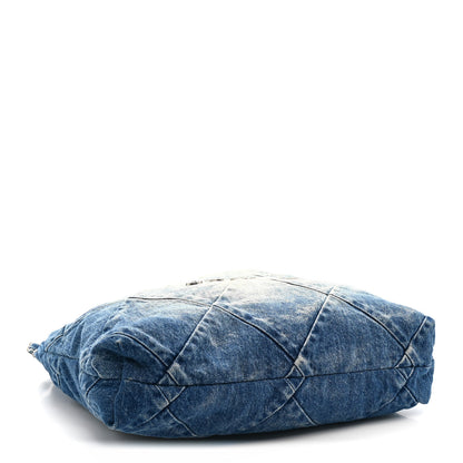 Chanel Denim Quilted Small Chanel 22 Blue 5 of 11