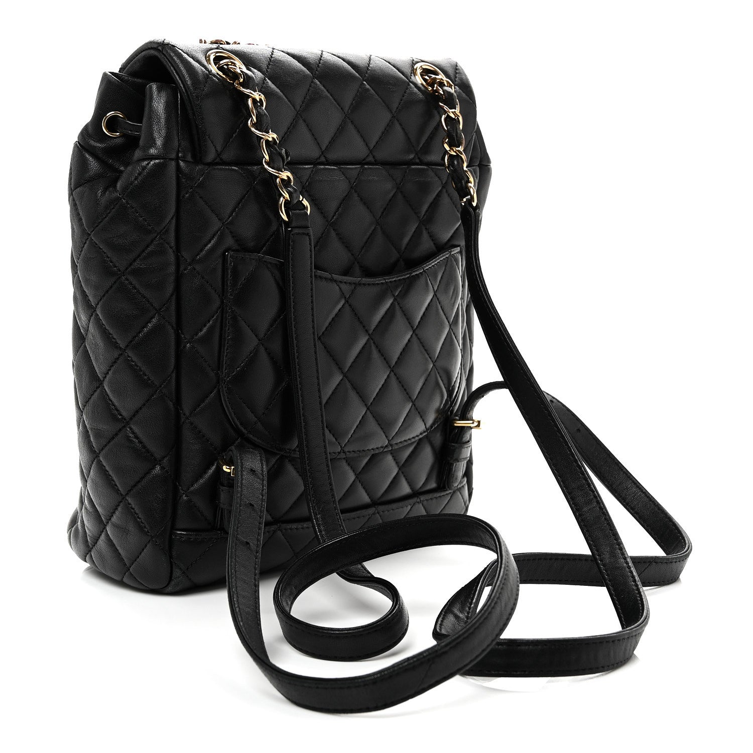 Chanel Lambskin Quilted Small Urban Spirit Backpack Black 3 of 10