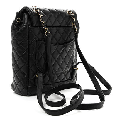 Chanel Lambskin Quilted Small Urban Spirit Backpack Black 3 of 10