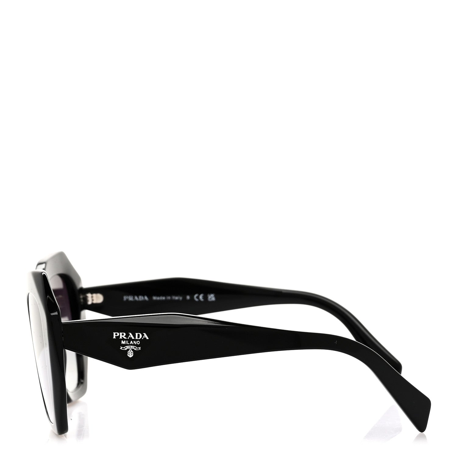 Prada Acetate Sunglasses SPR 16W Black 3 of 7