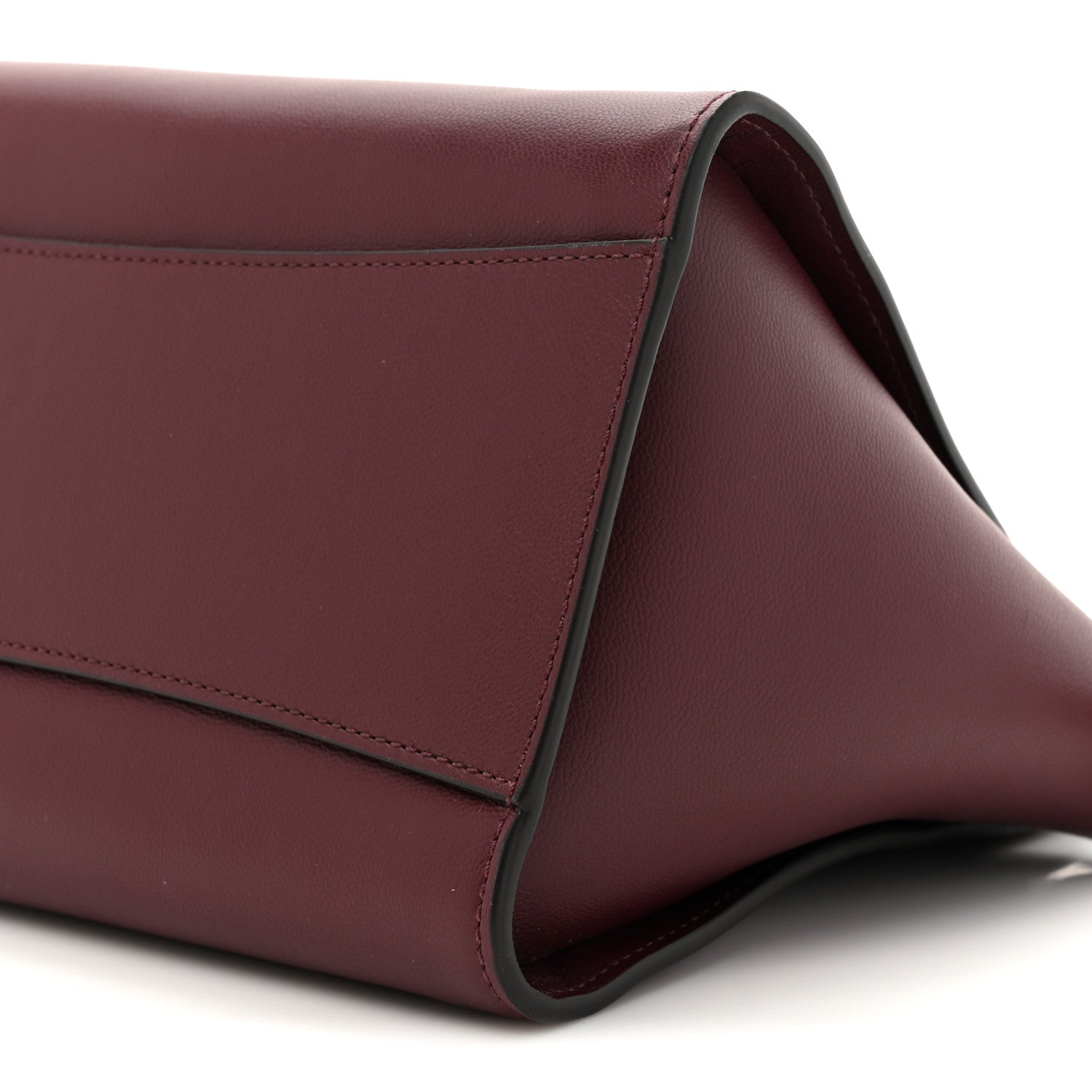 Mulberry Micro Classic Grain Small Iris Shoulder Bag Black Cherry 9 of 10