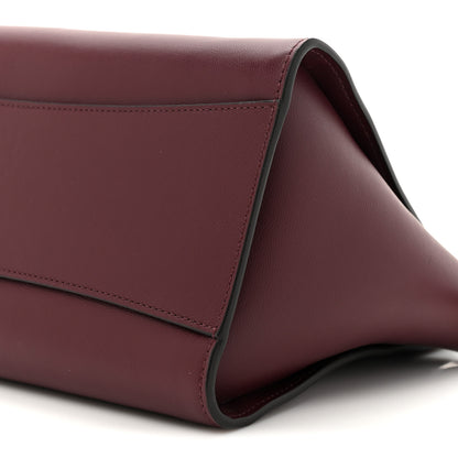 Mulberry Micro Classic Grain Small Iris Shoulder Bag Black Cherry 9 of 10