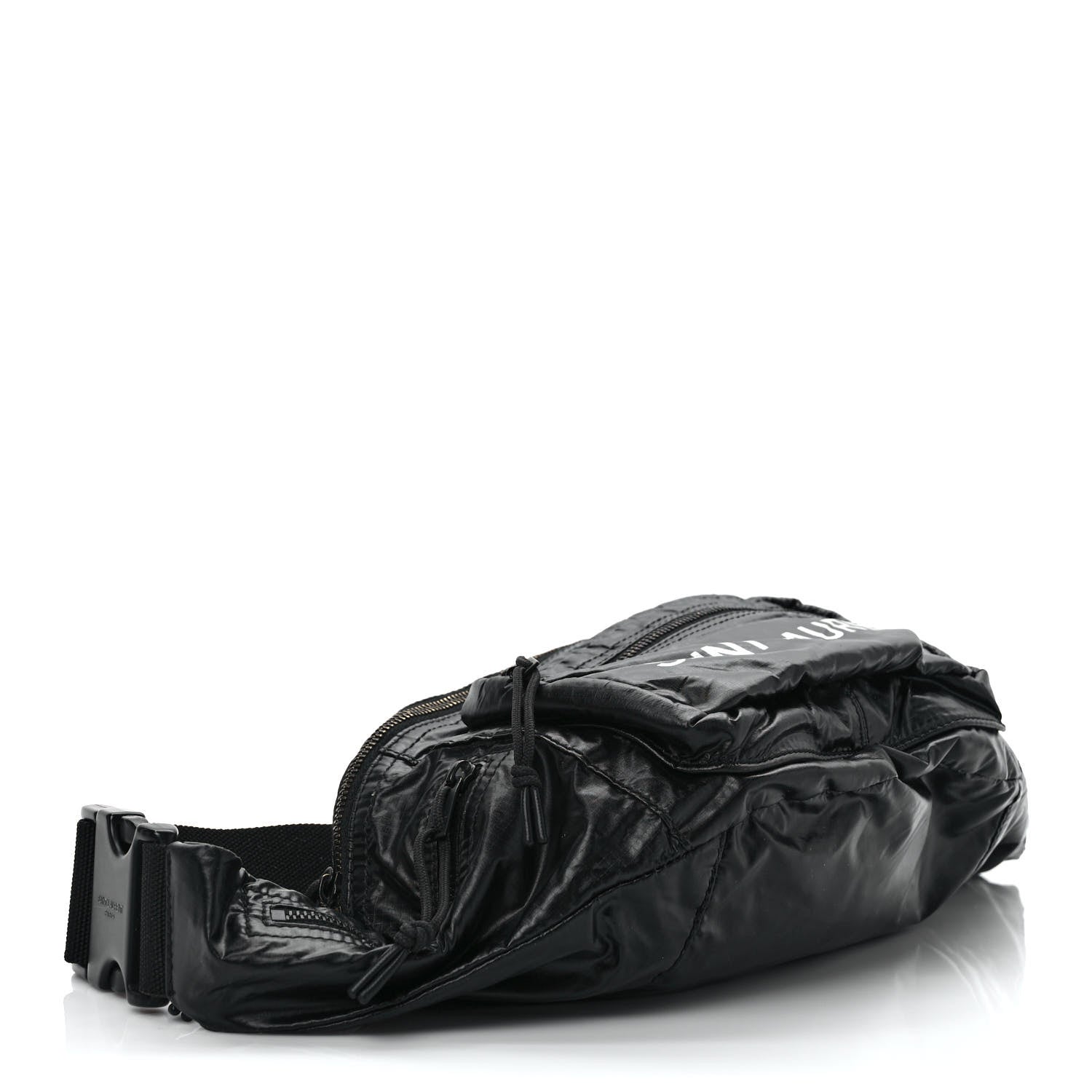 Saint Laurent Nylon Logo Ripstop Body Belt Bag Black 4 of 8