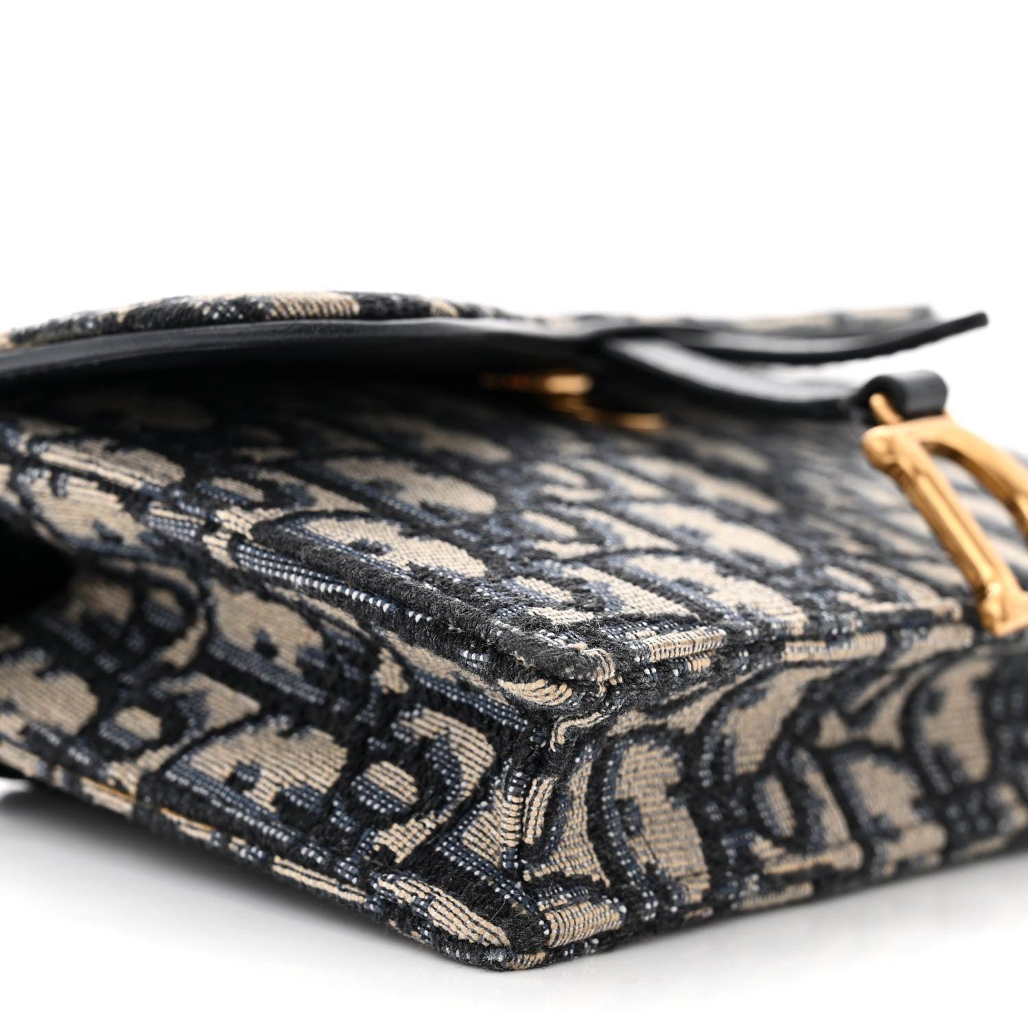 Christian Dior Oblique Saddle Belt Bag Blue 9 of 11