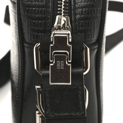 Givenchy Coated Canvas Logo Embossed Body Pouch Black Black 14 of 15