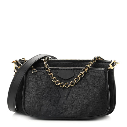 Louis Vuitton Empreinte Monogram Giant Multi Pochette Accessories Black 1 of 9